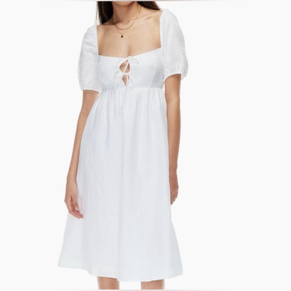Aritzia Rowena Dress in White